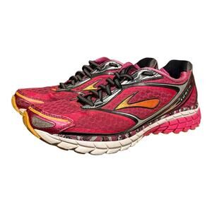 Brooks Ghost 7 Women’s Sneakers Size 9.5 B Pink Orange Running Shoes 1201611B591